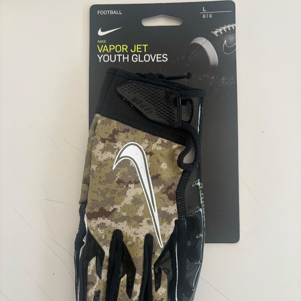 Nike Youth Vapor Jet 6.0 Football Receiver Gloves - LG